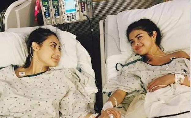 Primeras fotos de Selena Gomez tras su operación