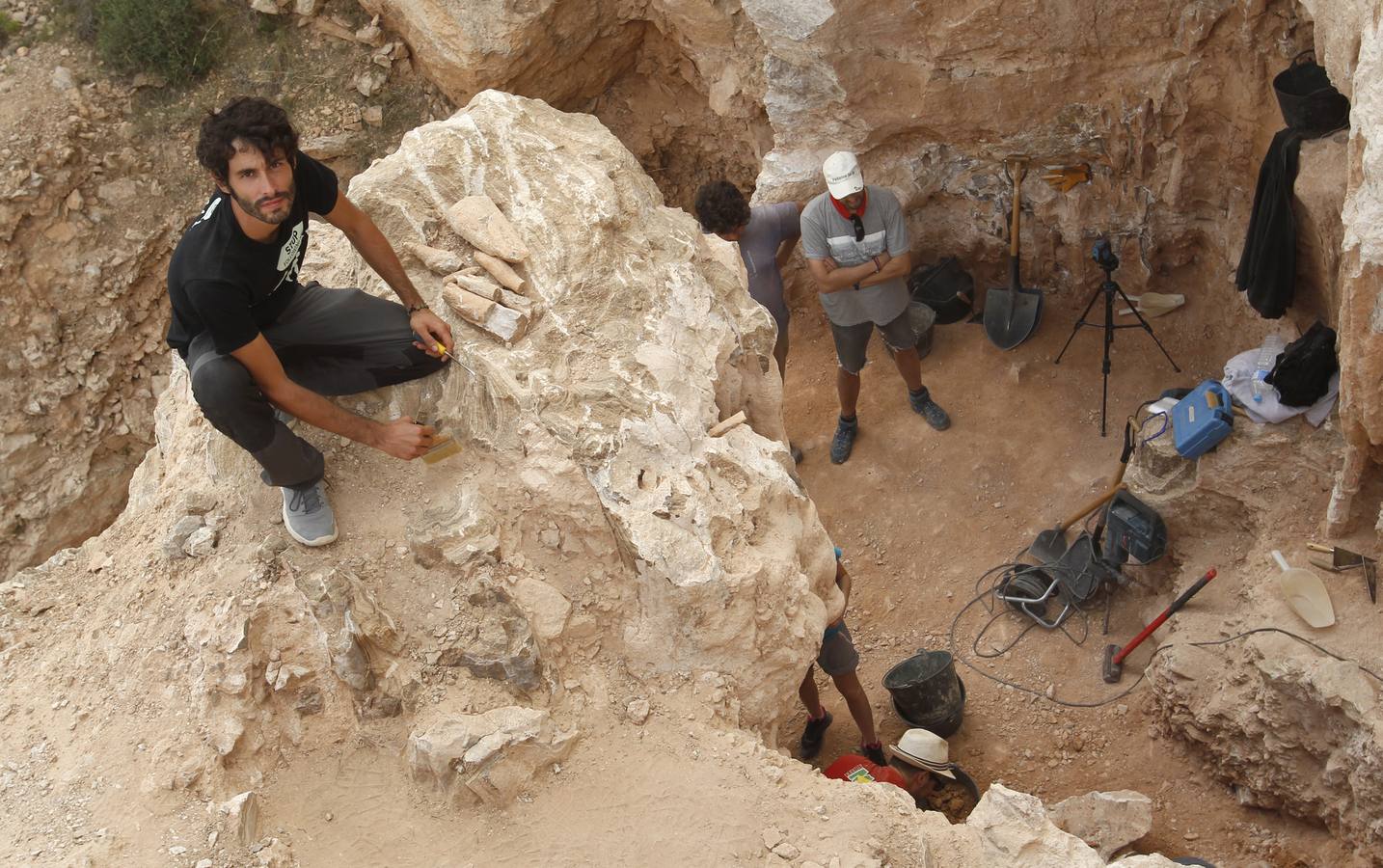 El yacimiento de la Sierra de Quibas (Abanilla) desvela los secretos del ecosistema en el que vivieron los primeros humanos en Europa Occidental