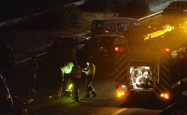 Cinco muertos en un accidente múltiple en Sangonera la Seca