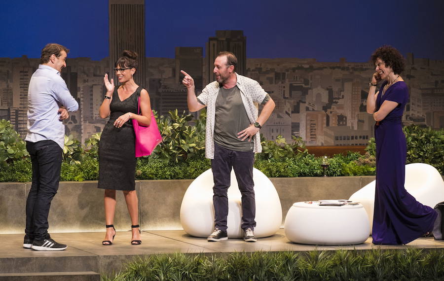 El elenco de 'El test' es una escena de la obra. 