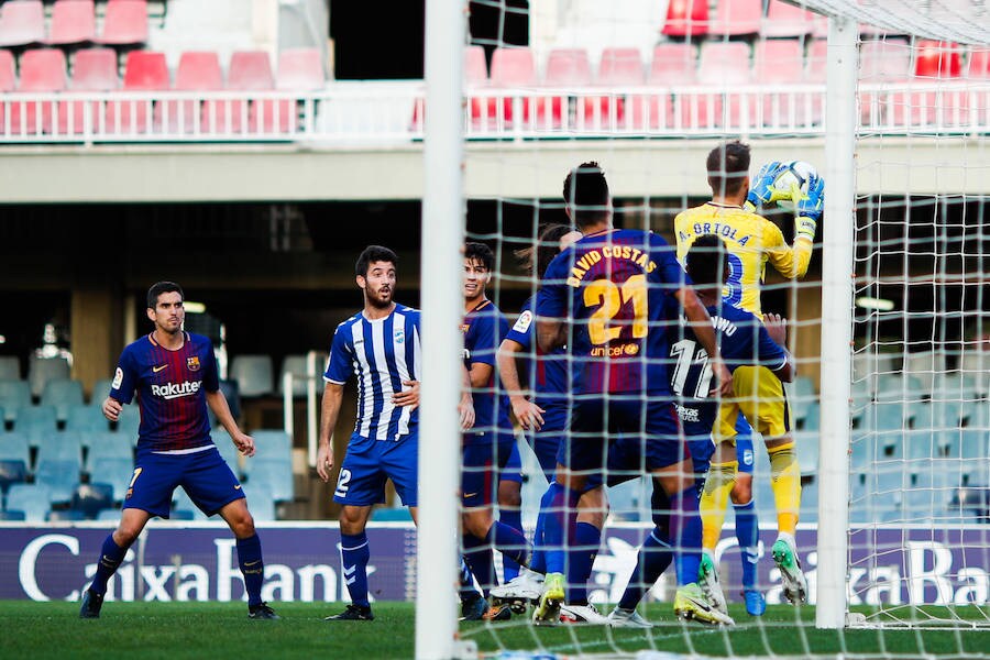 La derrota en el Miniestadi condena a los de Curro Torres a seguir en puestos de descenso después de un partido en el que quedaron más que patentes los problemas del equipo con el gol