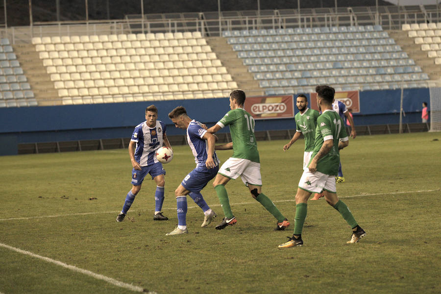 La participación de Cañadas y Carrasco fue la mejor noticia de un partido que significó el cuarto empate del conjunto lorquino esta temporada