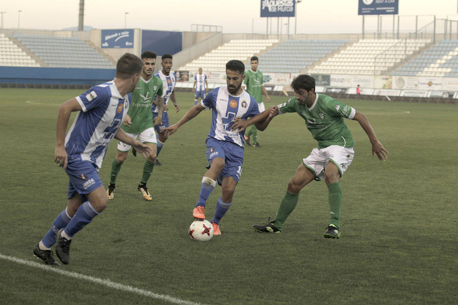 La participación de Cañadas y Carrasco fue la mejor noticia de un partido que significó el cuarto empate del conjunto lorquino esta temporada