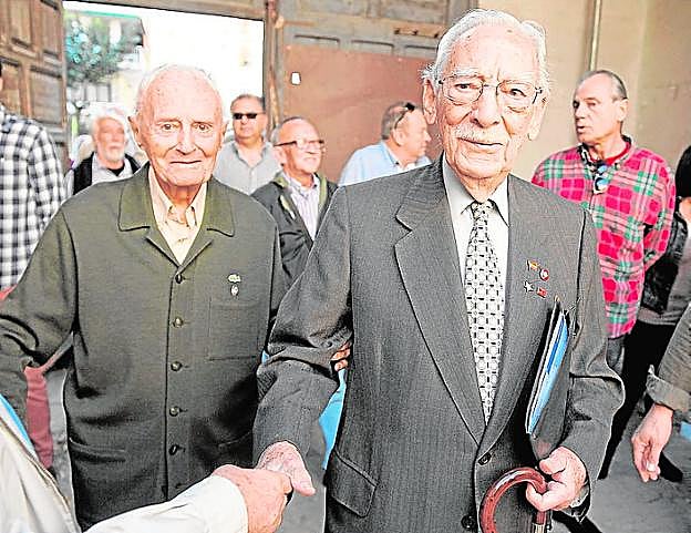 José Castaño y José Fuentes en una foto de archivo de 2015. 