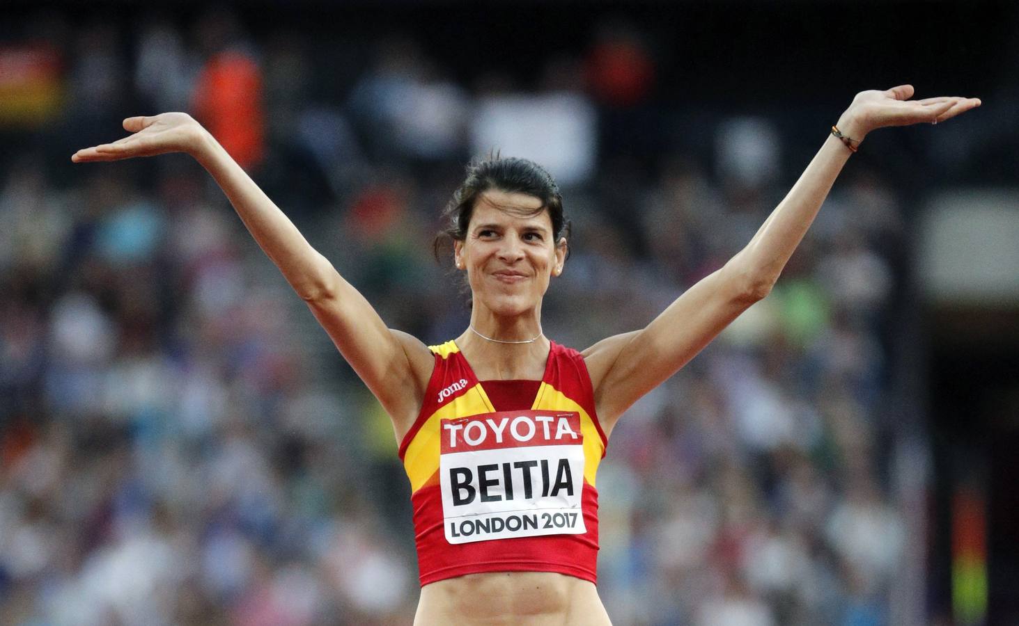 Ruth Beitia ha anunciado que deja la competición tras conseguir un oro en los Juegos de Río, como tetracampeona de Europa y habiendo sido medallista en cinco campeonatos del mundo y nueve en campeonatos de Europa-