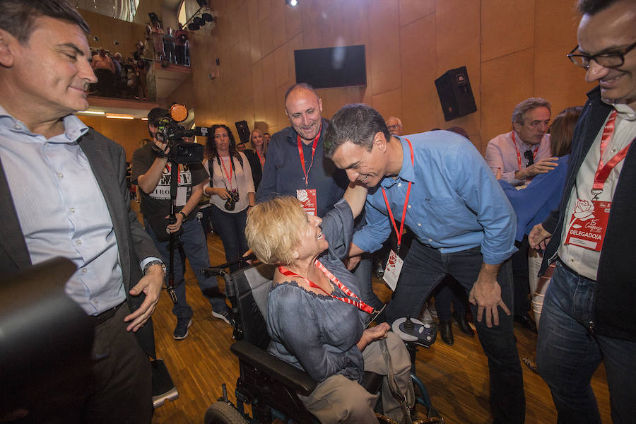 La jornada inaugural del cónclave de los socialistas murcianos, celebrado en Cartagena, ha contado con la presencia del secretario general del PSOE, Pedro Sánchez