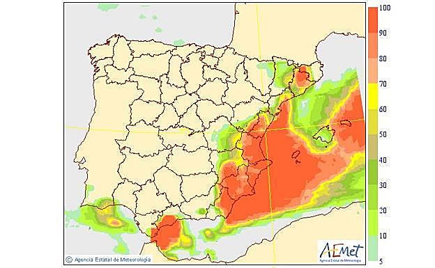 La lluvia vuelve ligeramente a la Región
