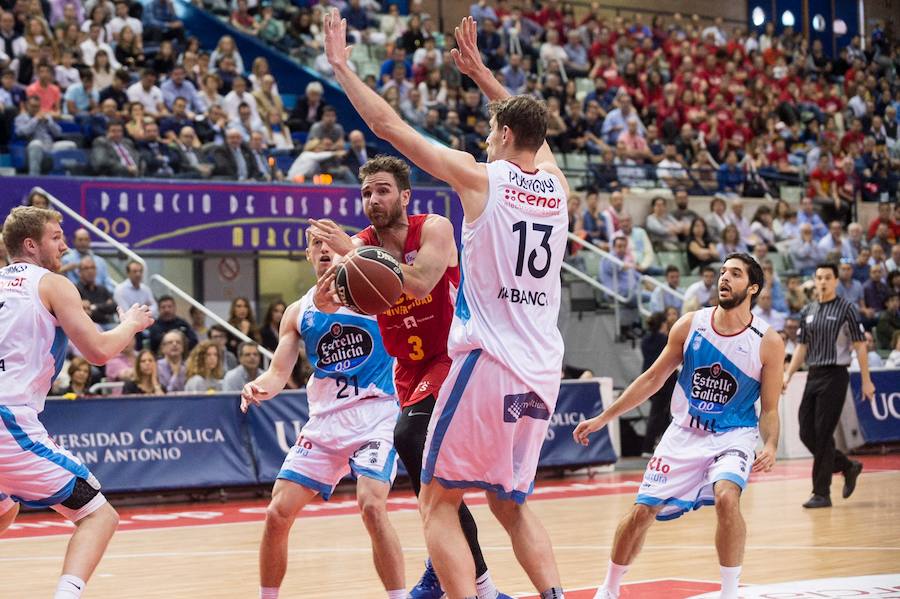 Mal partido de un UCAM que en ningún momento del partido desplegó un buen juego