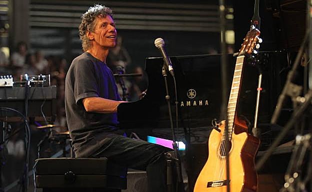 Chick Corea, pianista estadounidense de jazz.