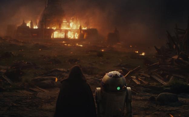 Escena de 'Star Wars VIII: The Last Jedi'.