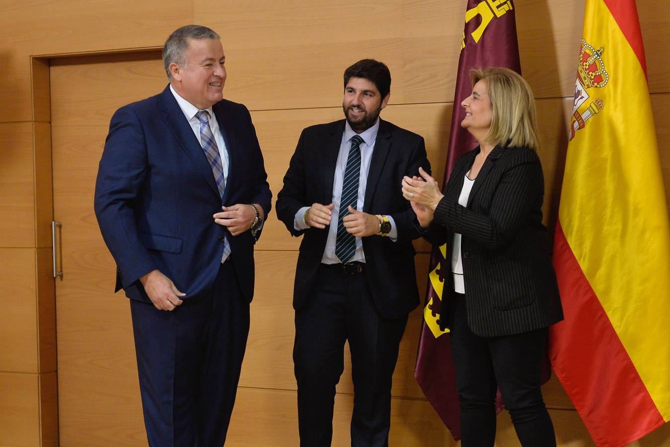 Toma de posesion de Francisco Bernabe como nuevo delegado gobierno de Murcia en el Palacio San Esteban
