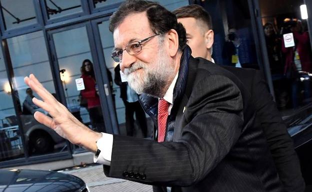 Rajoy, en Suecia. 