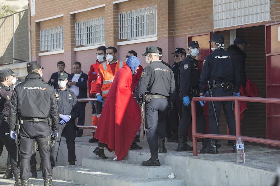 Casi medio millar de personas han llegado a las costas de la Región en una nueva oleada de pateras