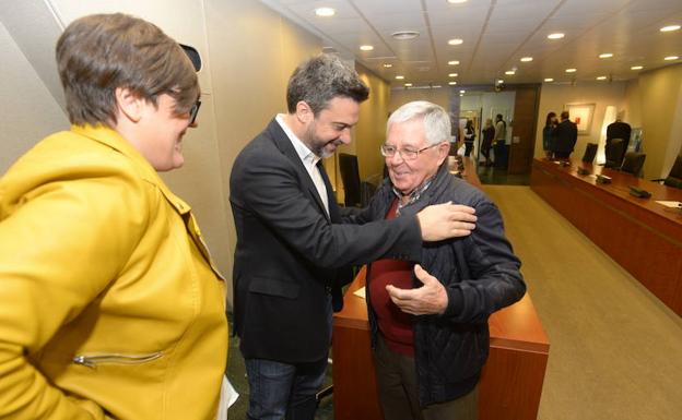 Joaquín Contreras, este martes, en la Asamblea Regional.