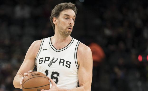 Pau Gasol, durante el partido. 