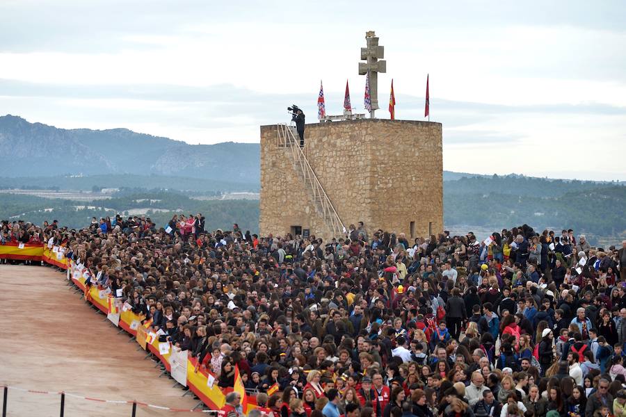 Don Felipe y Doña Letizia el Santuario de la Vera Cruz y la exposición 'Signum' en la iglesia de la Compañía de Jesús