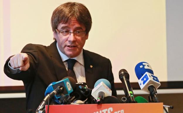 El expresidente de la Generalitat, Carles Puigdemont,.