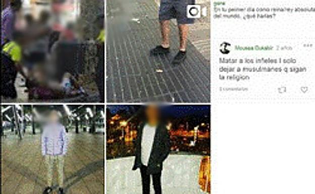 Identifican a un internauta que tildó de «basura humana» a las víctimas de Cataluña