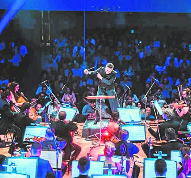La Film Symphony Orchestra, en una actuación.