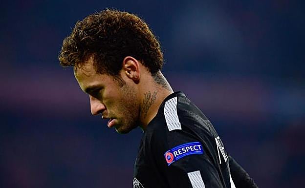 Neymar, durante el partido ante el Bayern de Múnich. 