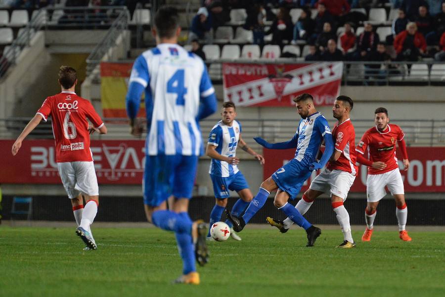 Los granas se dejan dos puntos en casa ante un Lorca atrevido que se pudo llevar la victoria y da un paso atrás en la lucha por el 'playoff'