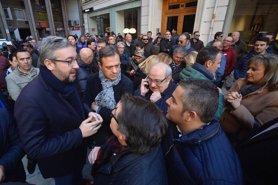 Lucas Jiménez, portavoz del Círculo por el Agua, pide el «cese del presidente de la CHS, del Comisario de Aguas y su secretario general»