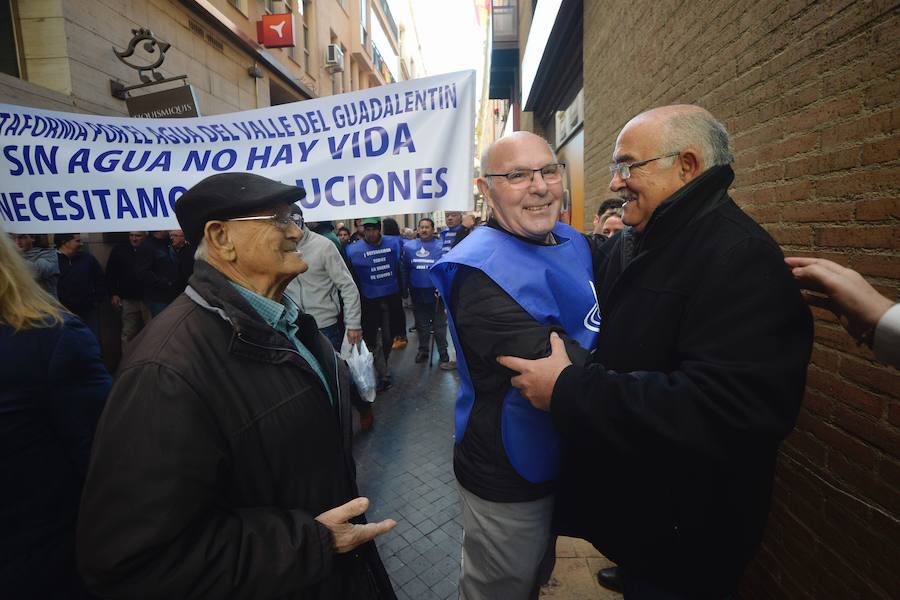 Lucas Jiménez, portavoz del Círculo por el Agua, pide el «cese del presidente de la CHS, del Comisario de Aguas y su secretario general»