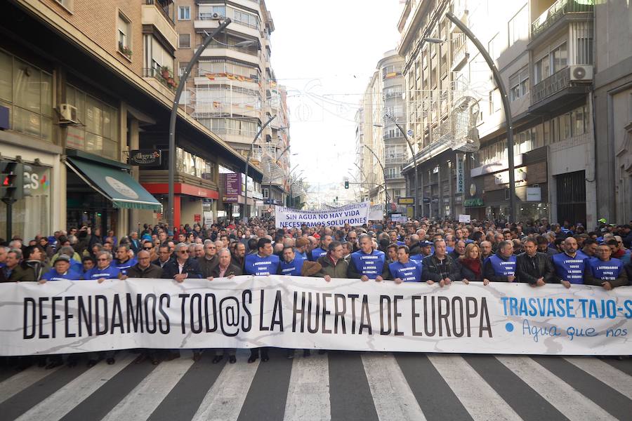 Lucas Jiménez, portavoz del Círculo por el Agua, pide el «cese del presidente de la CHS, del Comisario de Aguas y su secretario general»