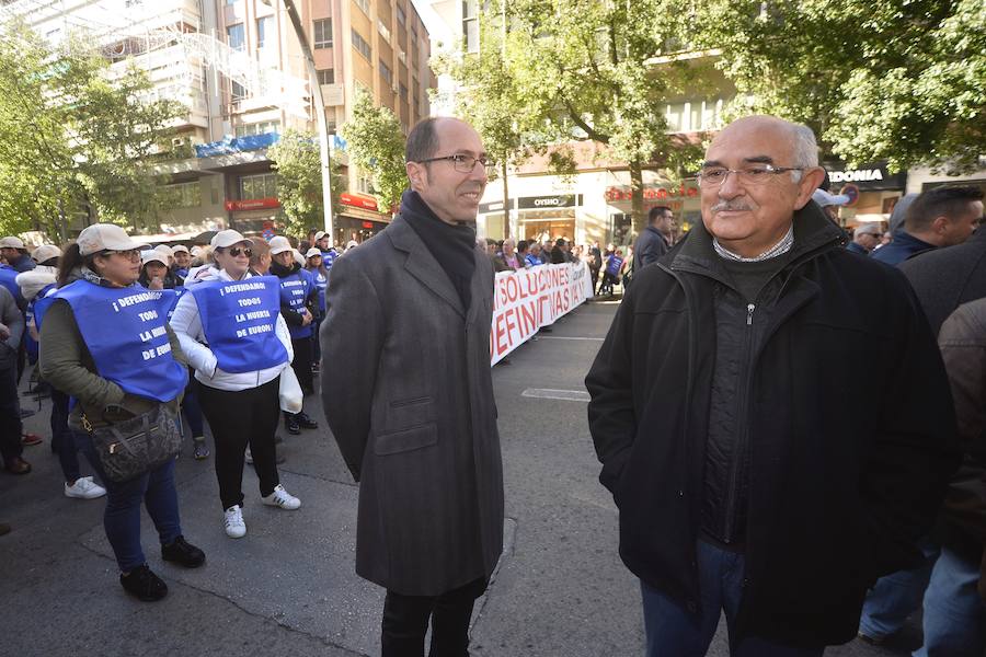 Lucas Jiménez, portavoz del Círculo por el Agua, pide el «cese del presidente de la CHS, del Comisario de Aguas y su secretario general»