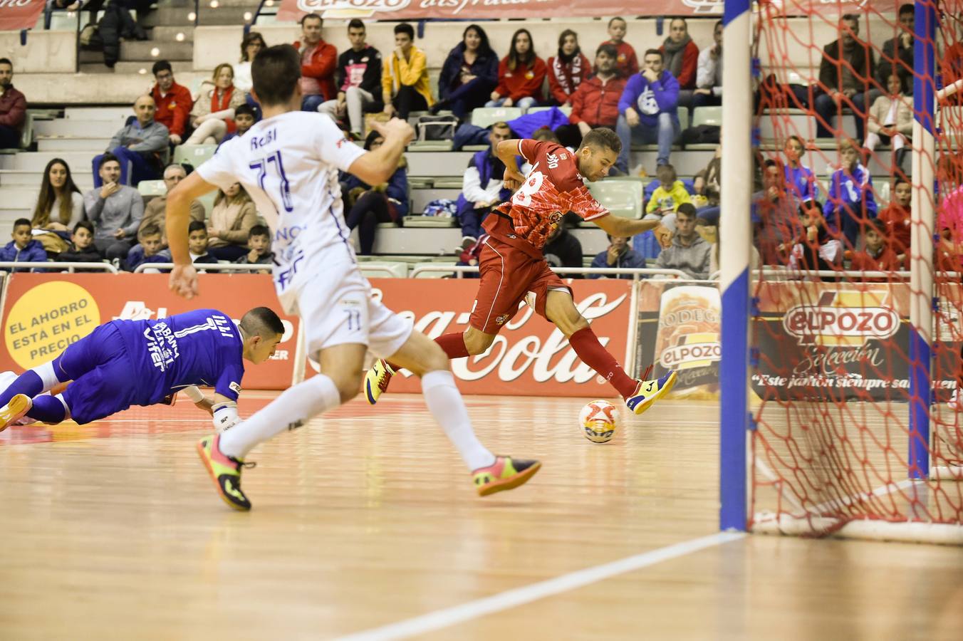 Con los ecos del 12-1 al Naturpellet Segovia, ElPozo se presentó este viernes de nuevo en casa, ante unos aficionados que volvieron a demostrar que los partidos contra los rivales de la zona baja no les atraen