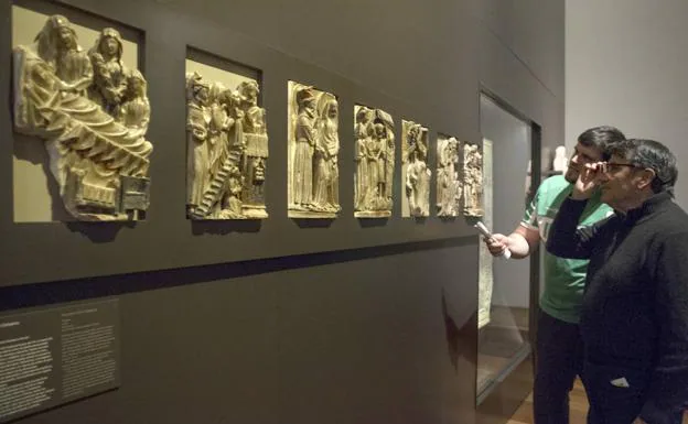 Retablo de la catedral vieja de Cartagena en el Museo Arqueológico Nacional, con sede en Madrid.