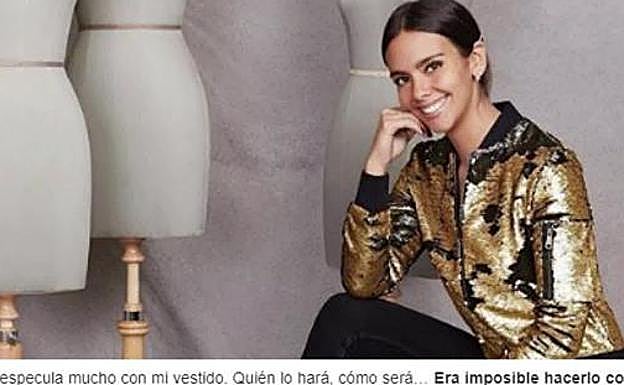 Pedroche desvela la firma de su vestido de Nochevieja