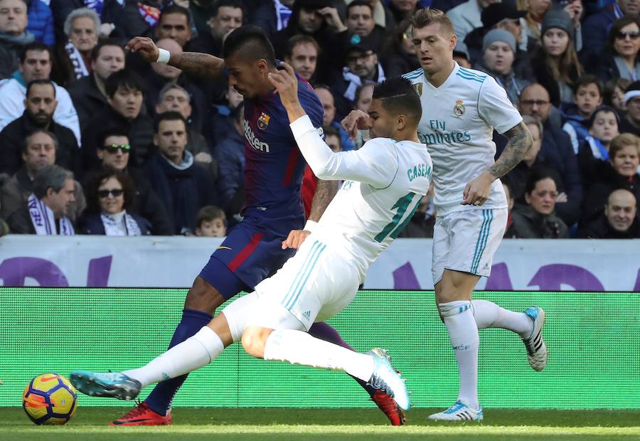 El conjunto azulgrana dejó prácticamente sentenciada la Liga en el Bernabéu tras su victoria por 0-3. 