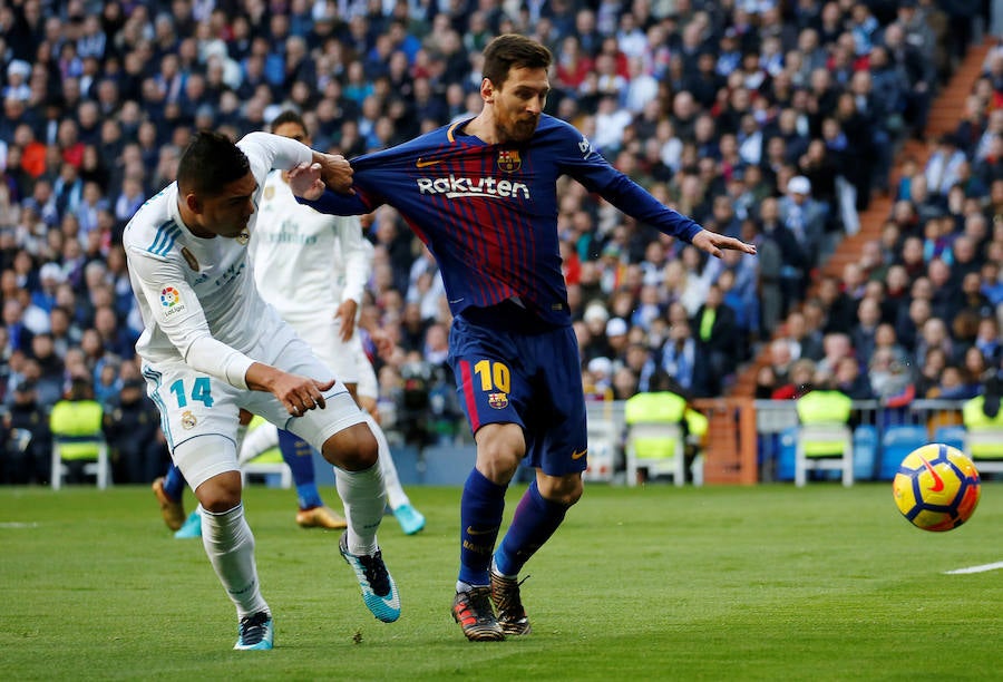 El conjunto azulgrana dejó prácticamente sentenciada la Liga en el Bernabéu tras su victoria por 0-3. 