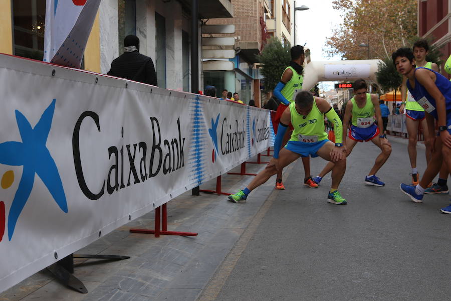 Así estaban las calles de Lorca en la carrera que despedía el año