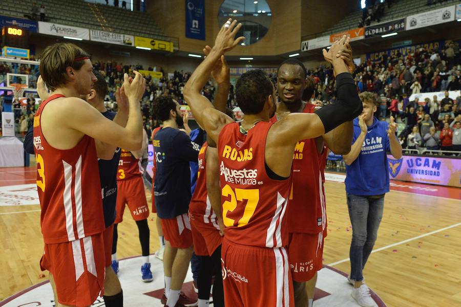 El UCAM ahoga a un Baskonia al que no dejó anotar en los últimos cinco minutos del partido