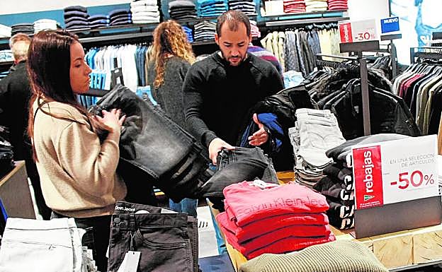 Primer día de las gangas de invierno