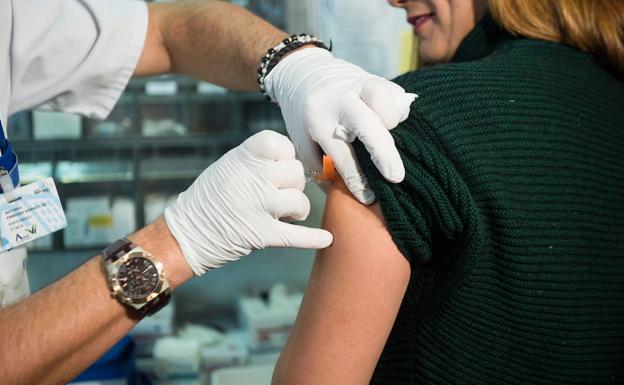 Campaña de vacunación de la gripe. 
