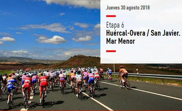 El Mar Menor, protagonista de La Vuelta a su paso por la Región de Murcia
