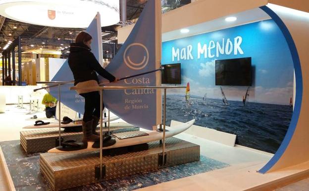 Estand del Mar Menor en la XXXVIII edición del Fitur.