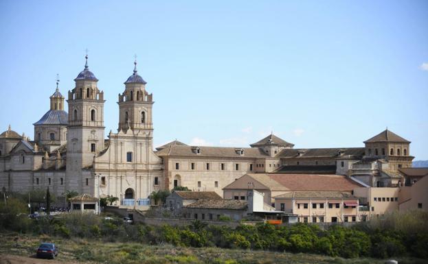Vistas del Monasterio de Los Jeronimos, sede de la UCAM.