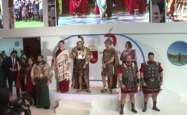 Representación de Carthagineses y Romanos en Fitur. 