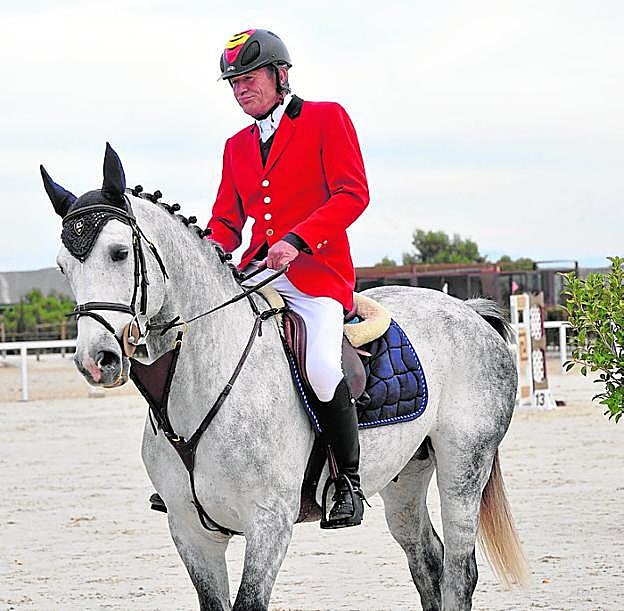 Luis Astolfi, este viernes, en Aros.