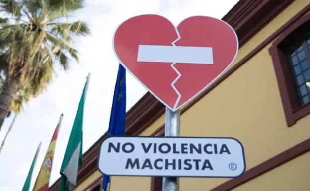 Así son las señales contra la violencia machista.