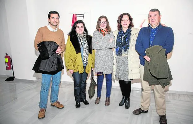 José María Yáñez, Rosalía Nicolás, Marta Terry, Micaela López y Pepe Cánovas.