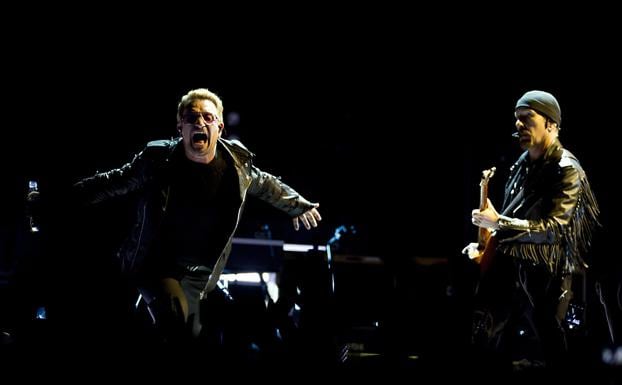 Concierto de U2 en Barcelona. 