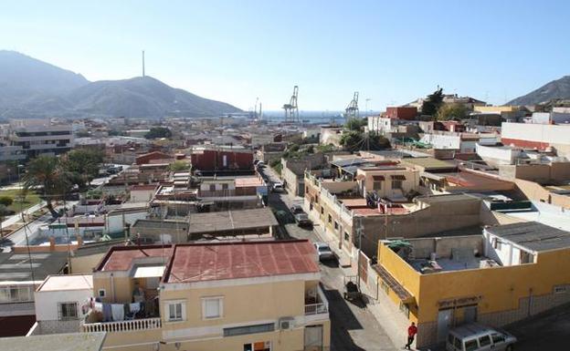 Panorámica del barrio de Santa Lucía. 