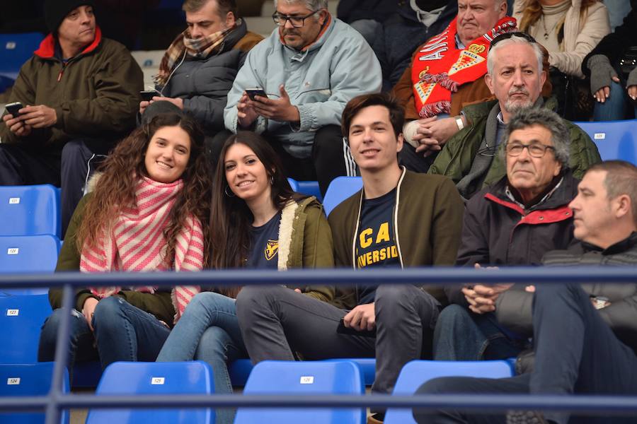 Repasa las imágenes que han dejado las aficiones en el derbi murciano entre el Real Murcia y el UCAM CF