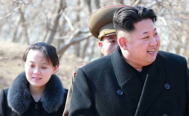Kim Yo-jong y Kim Jong-un.