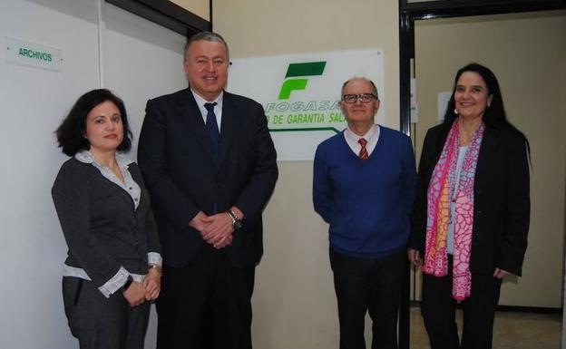 Visita de Francisco Bernabé a la sede de Fogasa. 